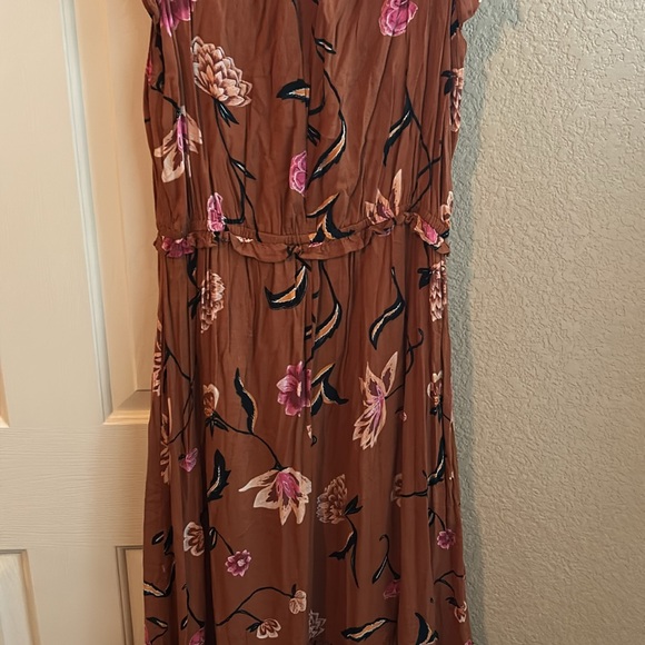 Universal Thread Brown and Black Patterned Dress - Picture 5 of 5
